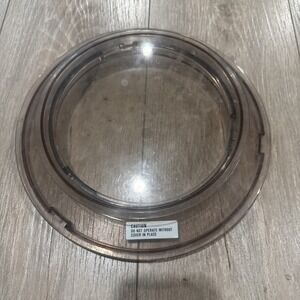 Replacement Smoke Tinted Plastic Lid and Splash Guard Ring Two Piece Set